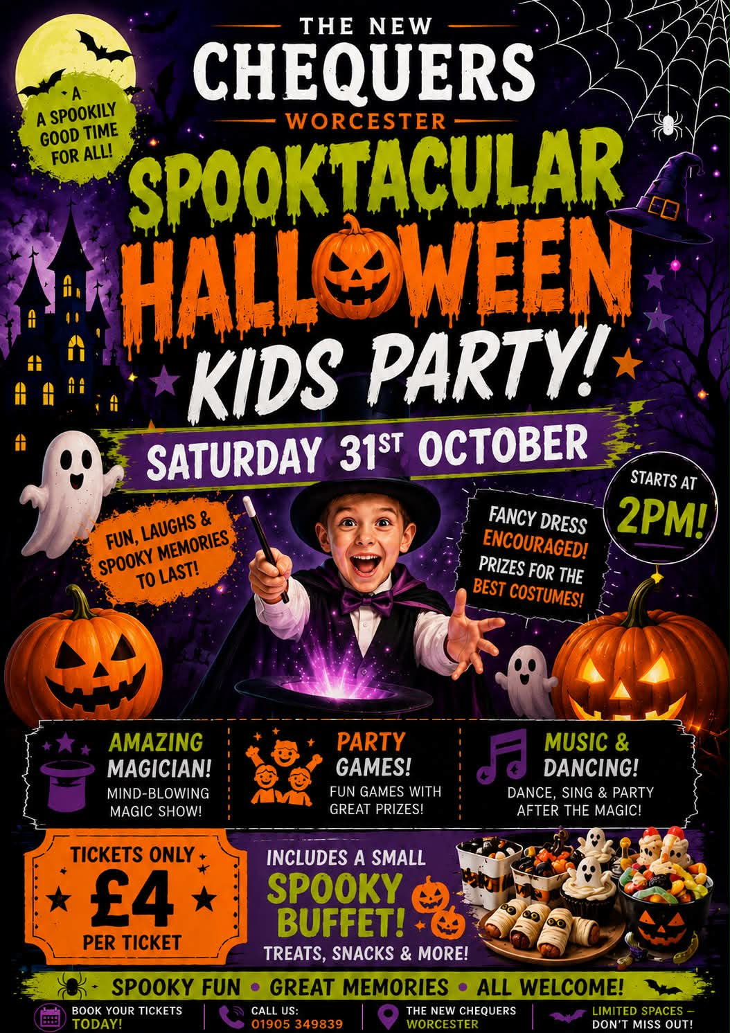 Spooktacular Halloween Kids Party — The New Chequers