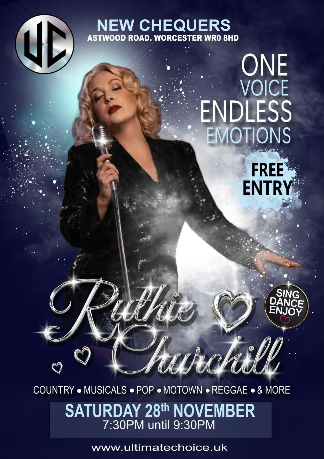 Ruthie Churchill Live — The New Chequers